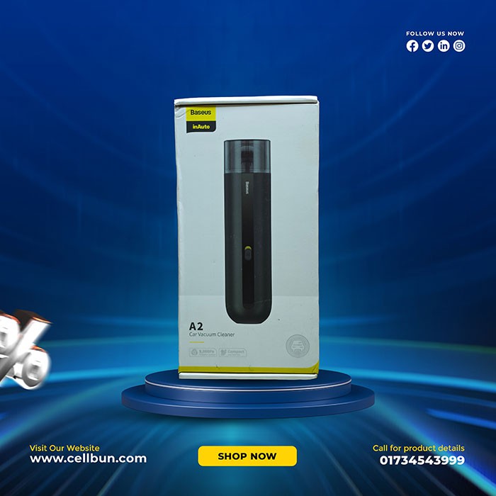 BASEUS A2 Pro 6000Pa Powerful Car Vacuum Cleaner