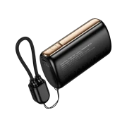 Hoco Q50 Victory 10000mAh PD20W Power Bank with Built-In USB-C & Lightning Cable