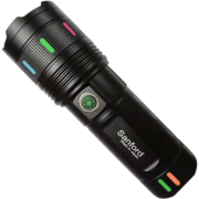 Sanford Torch Light – 30000mAh Powerful LED Flashlight (Black)