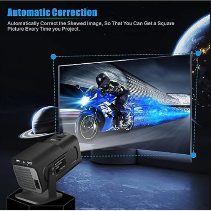 HY320 Mini Projector 390ANSI LUMEN Dual Wifi6 Projetor
