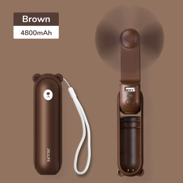 JISULIFE F8 Handheld Mini Fan 2000mAh