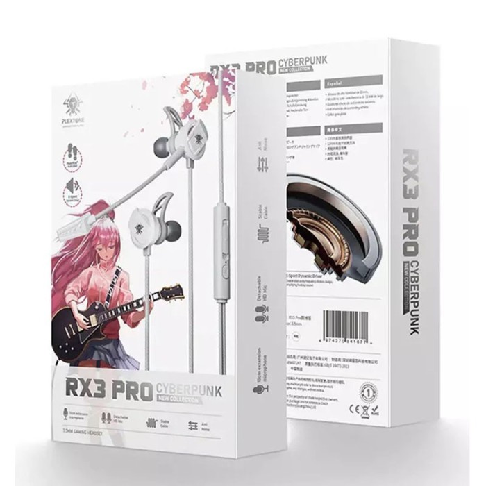 PLEXTONE RX3 Pro Cyberpunk In-Ear Gaming Earphone